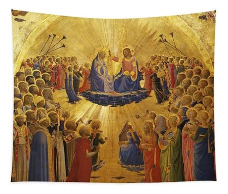 The Coronation of the Virgin  a Tapestry of Celestial Glory and Earthly Majesty!